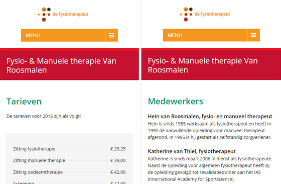 Van Roosmalen Fysiotherapie