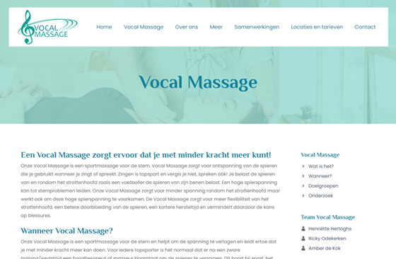 Vocal Massage